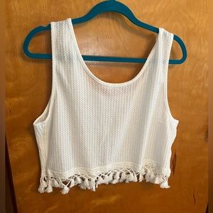 Crop knit top